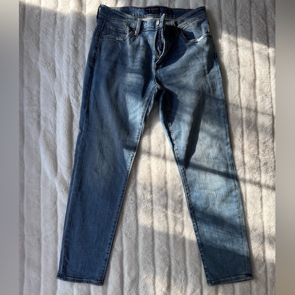 Lucky Brand Jeans Siena Boyfriend Mid Rise Jeans SZ 6/28 Azure Bay Wash - Picture 14 of 16
